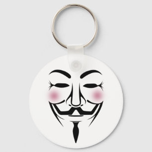 Porte-clés anonymus masque vendetta hacker cyber internet hac