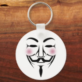Porte-clés anonymus masque vendetta hacker cyber internet hac (Recto)