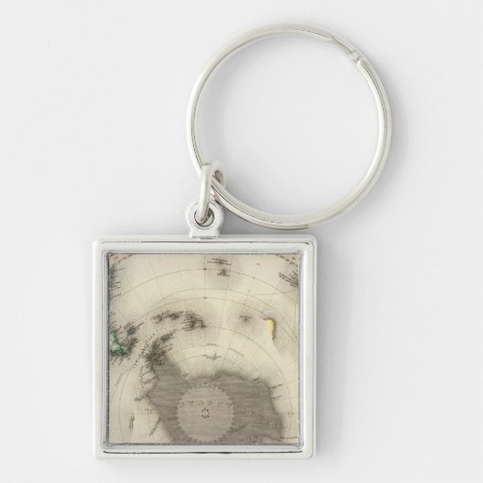 Porte-clés Antarctique, hémisphère Sud (Devant)