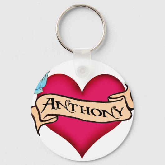 Porte-clés Anthony - T-shirts et cadeaux personnalisés en tat (Recto)