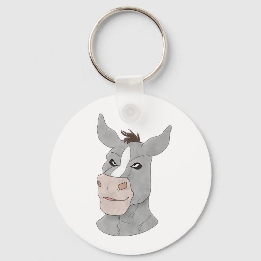 Porte-clés Anthro donkey face (Recto)