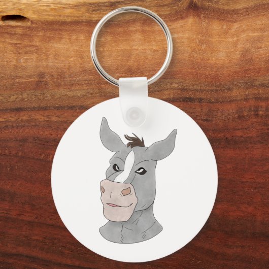 Porte-clés Anthro donkey face (Recto)