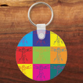 Porte-clés Anthropology Pop Art (Recto)