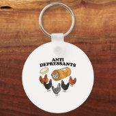 Porte-clés Anti Depressants Chicken  (Recto)
