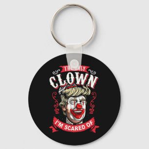 Porte-clés Anti Donald Trump T Shirt Drôle Clown Résiste Homm