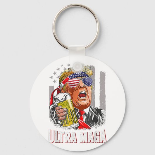 Porte-clés Anti Joe Biden Ultra Maga (Recto)