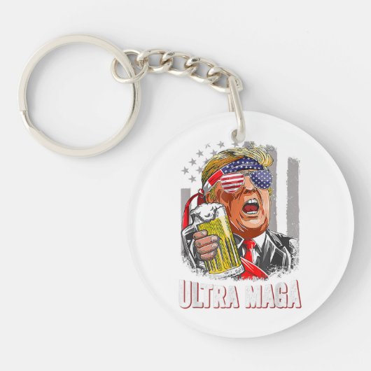 Porte-clés Anti Joe Biden Ultra Maga (Devant)