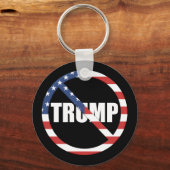 Porte-clés Anti-Trump pro-démocratie (Verso)