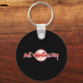 Porte-clés Anti Valentine's Day Black (Recto)