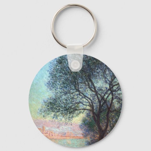 Porte-clés Antibes le matin par Claude Monet (Recto)