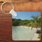 Porte-clés Antiguan Beach Beautiful Tropical Landscape (Recto)