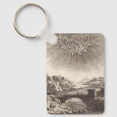 Porte-clés Antique Astronomy Sky with Sun by Allain Mallet (Recto)