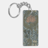 Porte-clés Antique Fleur Morris Jardin Fond d'écran Floral (Devant gauche)