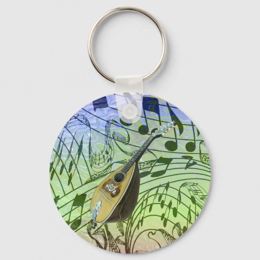 PORTE-CLÉS ANTIQUE MANDOLIN-PORTE - CLÉ (Recto)