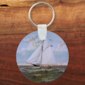Porte-clés Antique voilier Slot Yacht Voilier Ocean (Recto)