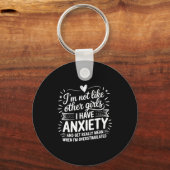 Porte-clés Anxiety Humor For Women With Overstimulation (Recto)