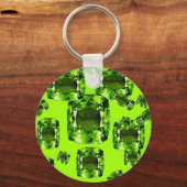 Porte-clés Août Bébé Birthstone Gems Art (Recto)