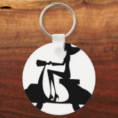 Porte-clés AP028 Girl Scooter (Recto)