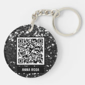 Porte-clés *~* AP40 Happy QR Tongue Mouth Emoji Parties scint (Dos)