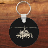 Porte-clés Apache AH-64 (Recto)