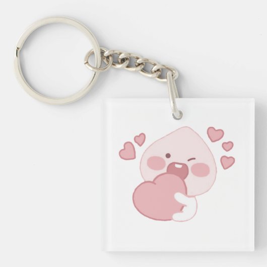 Porte-clés Apeach kakao friends (Devant)