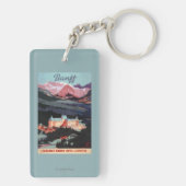 Porte-clés Aperçu de l'affiche de Fairmont Banff Springs (Dos)