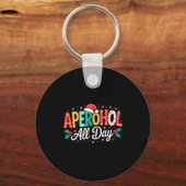 Porte-clés Aperohol All Day - Funny Christmas Spritz  (Recto)