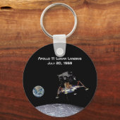 Porte-clés Apollo 11 Débarquement lunaire (Recto)