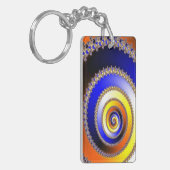 Porte-clés Apophyse Décor fractal - spirale (Devant gauche)