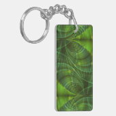 Porte-clés Apophyse Fractal Art I - vert (Devant gauche)