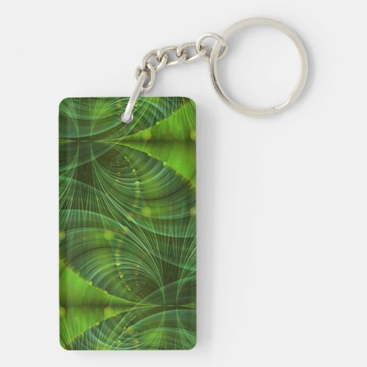 Porte-clés Apophyse Fractal Art I - vert (Dos)