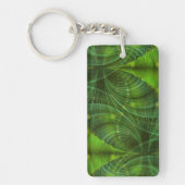Porte-clés Apophyse Fractal Art I - vert (Devant)