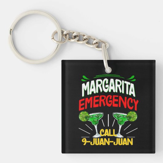 Porte-clés Appel d'urgence Margarita 9 Juan Juan Juan (Devant)