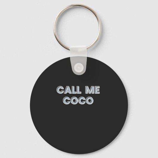 Porte-clés Appelle-moi Coco (Recto)