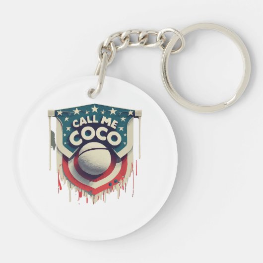 Porte-clés Appelle-moi Coco Appelle-moi Champion (Dos)