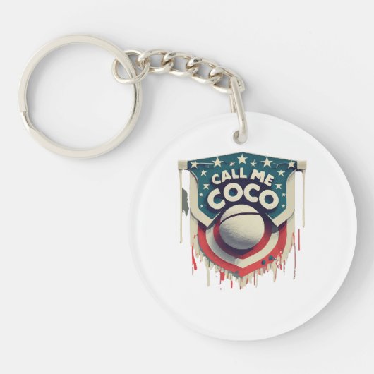 Porte-clés Appelle-moi Coco Appelle-moi Champion (Devant)