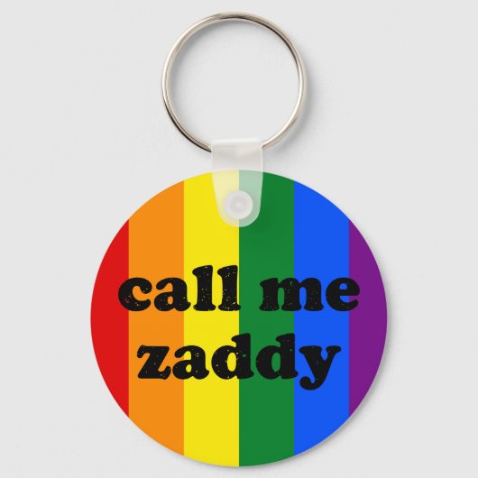 Porte-clés Appelle-moi Zaddy (Recto)