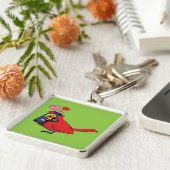 Porte-clés Appels d'accouplement Cardinal Bird Love (Côté)