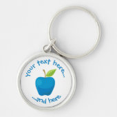 Porte-clés Apple Blue (Devant)