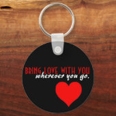 Porte-clés Apporter l'amour (Recto)