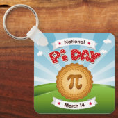 Porte-clés Apportez PIE pour Pi Day (Recto)