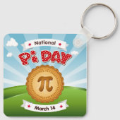 Porte-clés Apportez PIE pour Pi Day (Dos)
