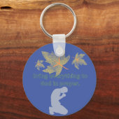 Porte-clés apportez tout à Dieu dans la prière (Recto)