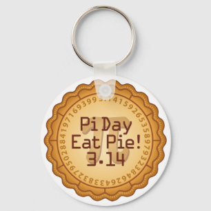 Porte-clés Apportez votre tarte pour la journée Pi