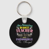 Porte-clés Appréciation de l'enseignant de ballet - Citation  (Recto)