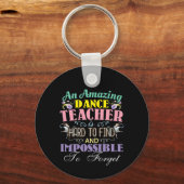 Porte-clés Appréciation de l'enseignant de ballet - Citation  (Recto)