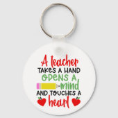 Porte-clés Appréciation de l'enseignant Porte - clé Citation (Recto)