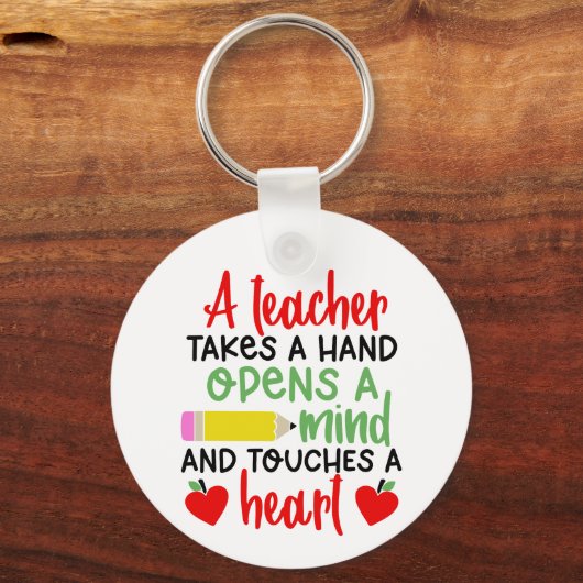 Porte-clés Appréciation de l'enseignant Porte - clé Citation (Recto)