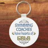 Porte-clés Appréciation de l'entraîneur de natation (Recto)