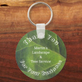 Porte-clés Appréciation du client Bright Green Leaf (Recto)